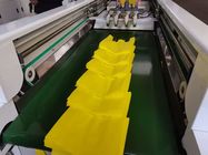 एच डी आकार 100pcs / मिनट 15kw Nonwoven बैग उत्पादन मशीन